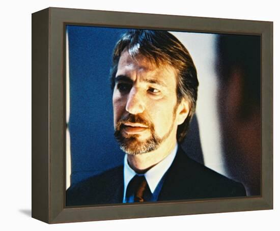 Alan Rickman - Die Hard-null-Framed Stretched Canvas