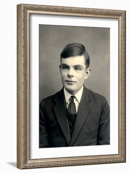 Alan Turing, 1928 (B/W Photo)-Anonymous Anonymous-Framed Giclee Print