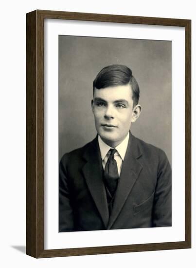 Alan Turing, 1928 (B/W Photo)-Anonymous Anonymous-Framed Giclee Print