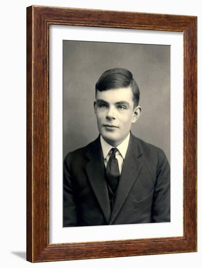 Alan Turing, 1928 (B/W Photo)-Anonymous Anonymous-Framed Giclee Print