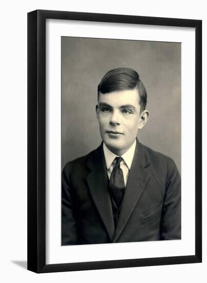 Alan Turing, 1928 (B/W Photo)-Anonymous Anonymous-Framed Giclee Print