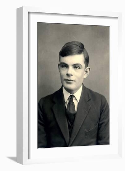 Alan Turing, 1928 (B/W Photo)-Anonymous Anonymous-Framed Giclee Print