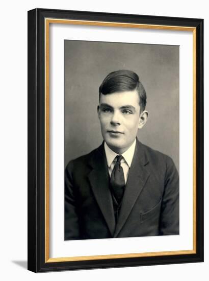 Alan Turing, 1928 (B/W Photo)-Anonymous Anonymous-Framed Giclee Print