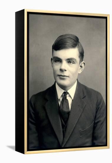 Alan Turing, 1928 (B/W Photo)-Anonymous Anonymous-Framed Premier Image Canvas