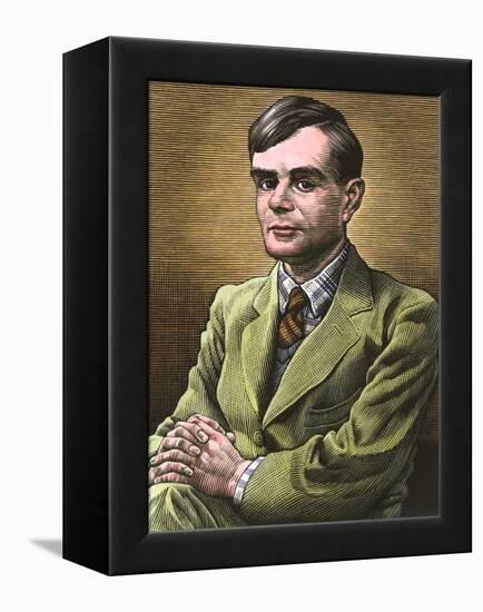 Alan Turing, British Mathematician-Bill Sanderson-Framed Premier Image Canvas
