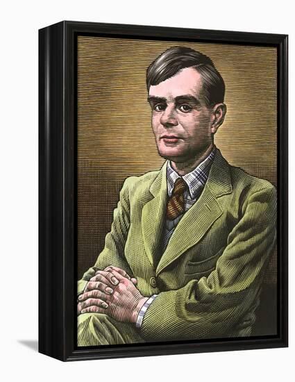 Alan Turing, British Mathematician-Bill Sanderson-Framed Premier Image Canvas