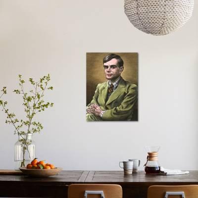 Alan Turing, British mathematician Wall Art, Canvas Prints, Framed Prints,  Wall Peels