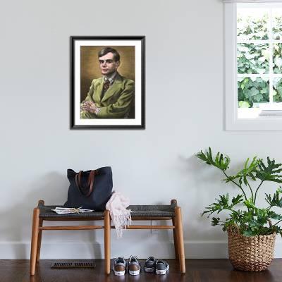 Alan Turing, British mathematician Wall Art, Canvas Prints, Framed Prints,  Wall Peels