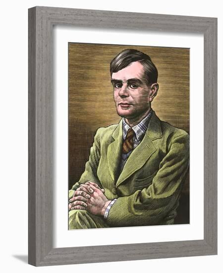 Alan Turing, British Mathematician-Bill Sanderson-Framed Photographic Print