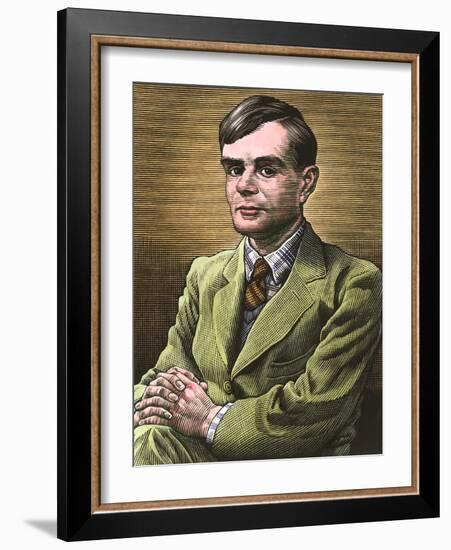 Alan Turing, British Mathematician-Bill Sanderson-Framed Photographic Print