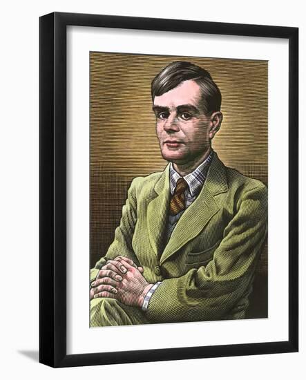 Alan Turing, British Mathematician-Bill Sanderson-Framed Photographic Print
