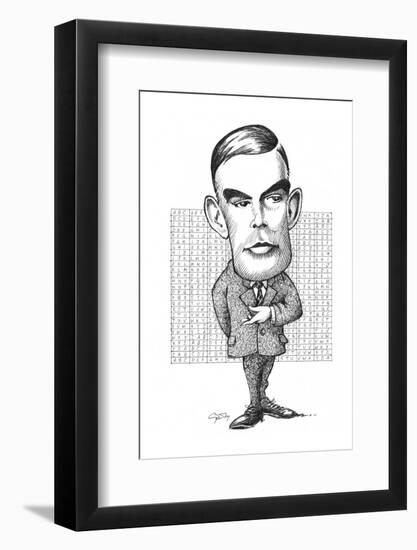 Alan Turing, British Mathematician-Gary Gastrolab-Framed Photographic Print