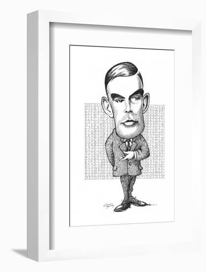 Alan Turing, British Mathematician-Gary Gastrolab-Framed Photographic Print