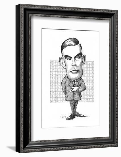 Alan Turing, British Mathematician-Gary Gastrolab-Framed Photographic Print