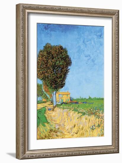 Alane Near Arles-Vincent van Gogh-Framed Art Print