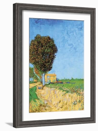 Alane Near Arles-Vincent van Gogh-Framed Art Print