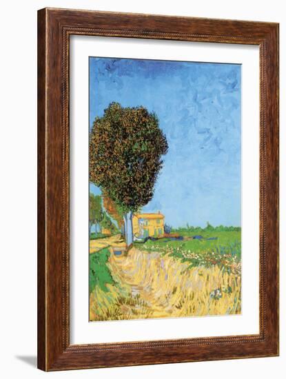 Alane Near Arles-Vincent van Gogh-Framed Art Print