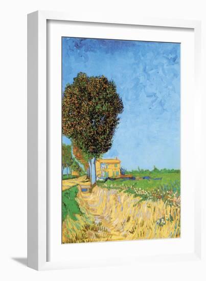 Alane Near Arles-Vincent van Gogh-Framed Art Print