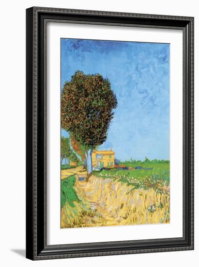 Alane Near Arles-Vincent van Gogh-Framed Art Print