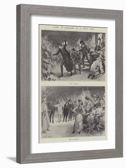 Alarm of Burglars at a Fancy Ball-Arthur Hopkins-Framed Giclee Print