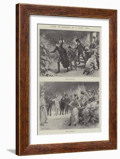 Alarm of Burglars at a Fancy Ball-Arthur Hopkins-Framed Giclee Print