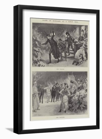 Alarm of Burglars at a Fancy Ball-Arthur Hopkins-Framed Giclee Print