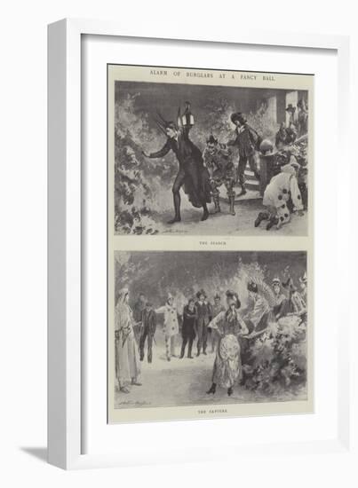 Alarm of Burglars at a Fancy Ball-Arthur Hopkins-Framed Giclee Print