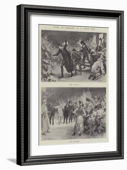 Alarm of Burglars at a Fancy Ball-Arthur Hopkins-Framed Giclee Print