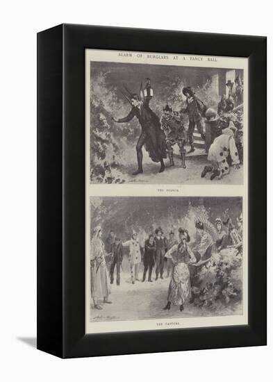 Alarm of Burglars at a Fancy Ball-Arthur Hopkins-Framed Premier Image Canvas