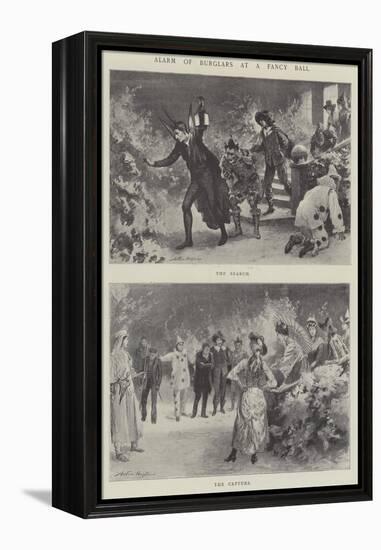 Alarm of Burglars at a Fancy Ball-Arthur Hopkins-Framed Premier Image Canvas