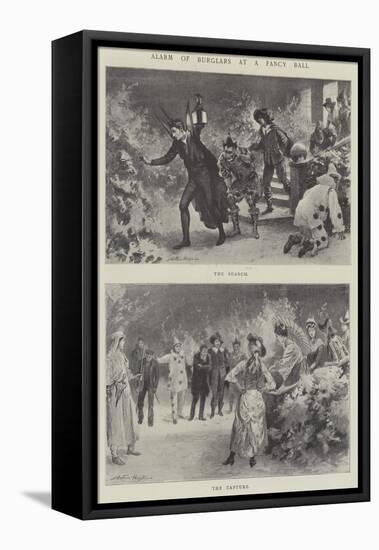 Alarm of Burglars at a Fancy Ball-Arthur Hopkins-Framed Premier Image Canvas