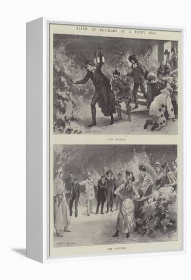 Alarm of Burglars at a Fancy Ball-Arthur Hopkins-Framed Premier Image Canvas