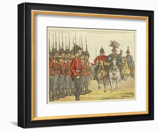 "Alas, How Fiery, and How Sharp He Looks!" Comedy of Errors, Act IV, Scene 4-null-Framed Giclee Print