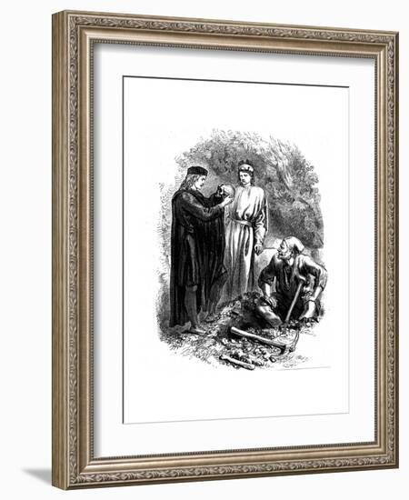 Alas, Poor Yorick! I Knew Him, Horatio, C1850-null-Framed Giclee Print