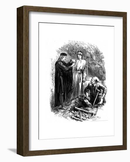 Alas, Poor Yorick! I Knew Him, Horatio, C1850-null-Framed Giclee Print