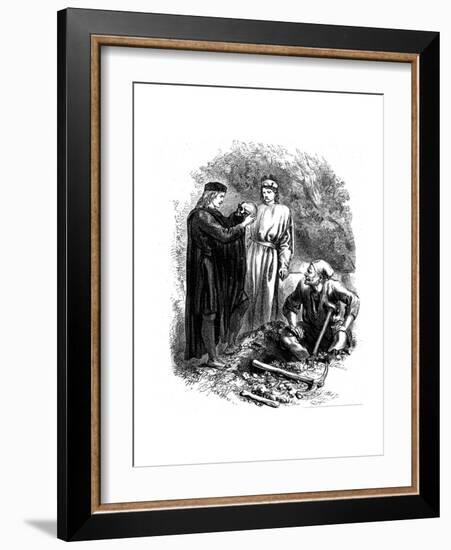 Alas, Poor Yorick! I Knew Him, Horatio, C1850-null-Framed Giclee Print