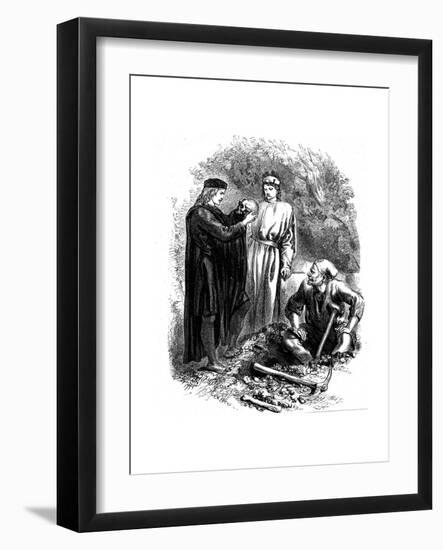 Alas, Poor Yorick! I Knew Him, Horatio, C1850-null-Framed Giclee Print