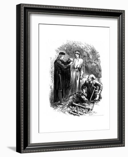 Alas, Poor Yorick! I Knew Him, Horatio, C1850-null-Framed Giclee Print