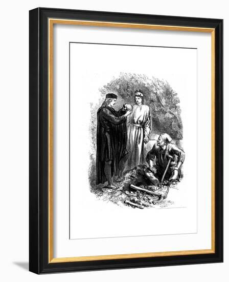 Alas, Poor Yorick! I Knew Him, Horatio, C1850-null-Framed Giclee Print