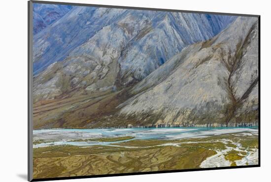 Alaska, Brooks Range, Arctic National Wildlife Refuge. Montain landscape and River.-Jaynes Gallery-Mounted Photographic Print