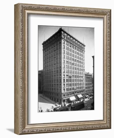 Alaska Building, 1911-Asahel Curtis-Framed Giclee Print