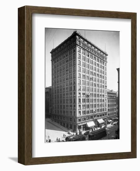 Alaska Building, 1911-Asahel Curtis-Framed Giclee Print