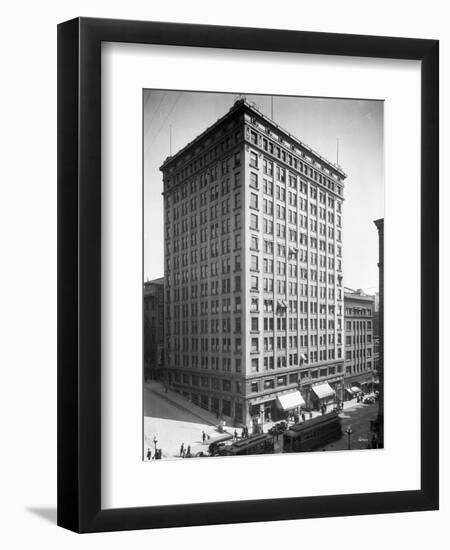 Alaska Building, 1911-Asahel Curtis-Framed Giclee Print