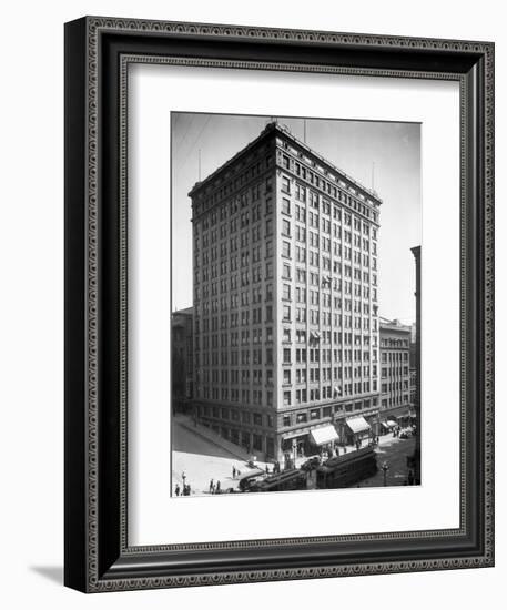 Alaska Building, 1911-Asahel Curtis-Framed Giclee Print