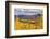 Alaska, Denali National Park. Golden landscape of valley and mountains.-Janet Muir-Framed Photographic Print