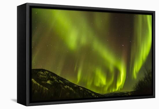 Alaska, Fairbanks. Northern Lights Patterns and Colors-Jaynes Gallery-Framed Premier Image Canvas