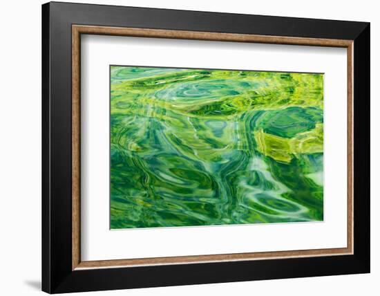 Alaska, Glacier Bay National Park. Abstract of Water in Dundas Bay-Jaynes Gallery-Framed Photographic Print