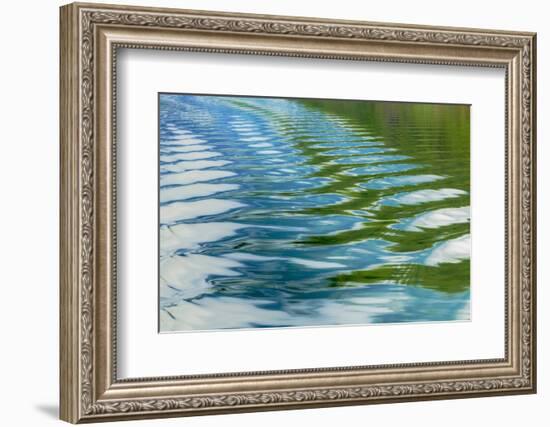 Alaska, Glacier Bay National Park. Boat Wake in Dundas Bay-Jaynes Gallery-Framed Photographic Print