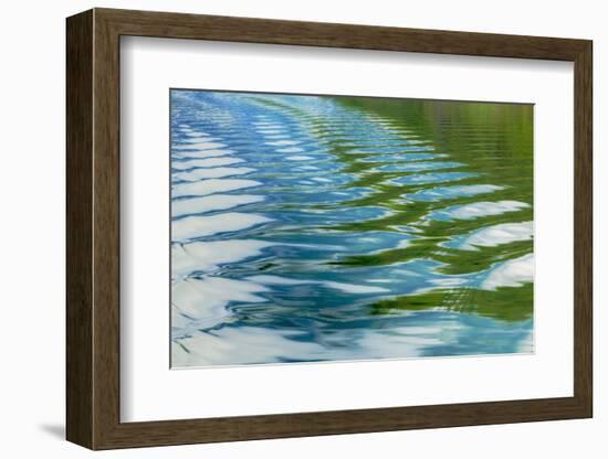 Alaska, Glacier Bay National Park. Boat Wake in Dundas Bay-Jaynes Gallery-Framed Photographic Print