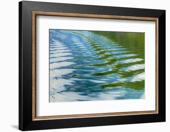 Alaska, Glacier Bay National Park. Boat Wake in Dundas Bay-Jaynes Gallery-Framed Photographic Print